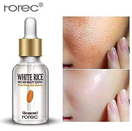 🍚 White Rice Essence Serum – Brightening & Hydrating Glow Elixir ✨ (15ml)
