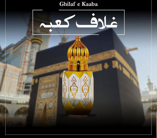 🌹 Long Lasting Rose Attar – Ghilaf E Kaaba | 6ML Alcohol-Free Fragrance 🕌